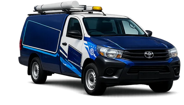 Service van parked on a Ashfield street
