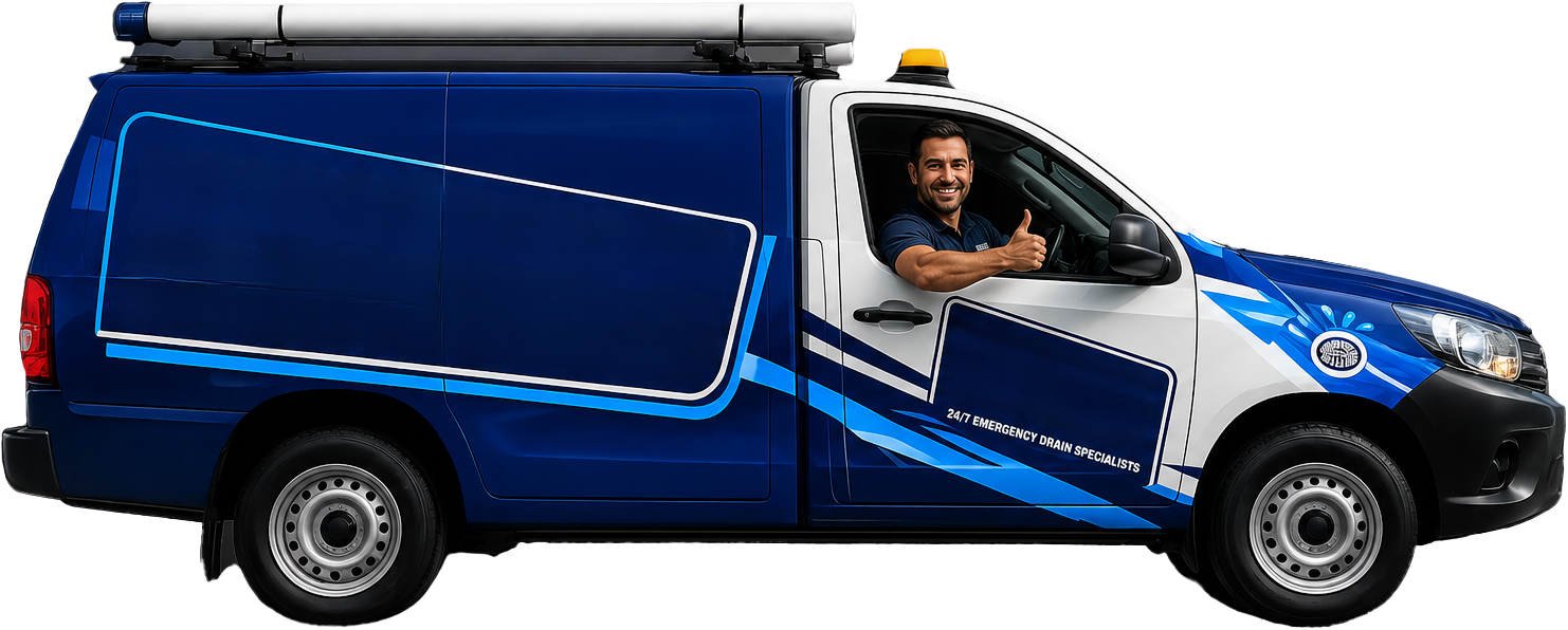 Ashfield Blocked Drains service van